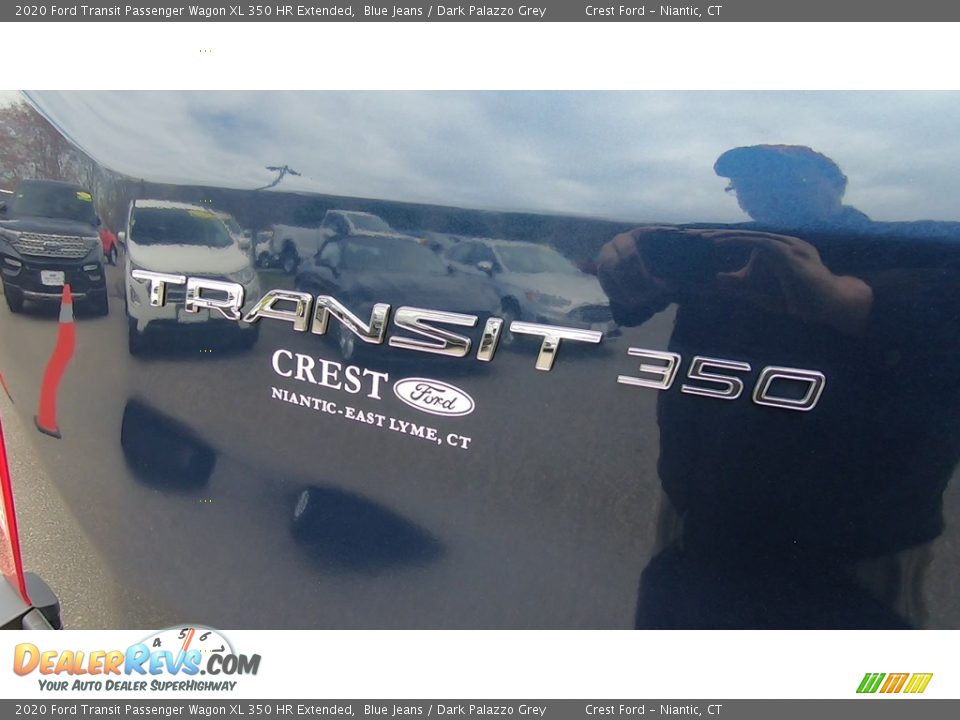 2020 Ford Transit Passenger Wagon XL 350 HR Extended Blue Jeans / Dark Palazzo Grey Photo #9