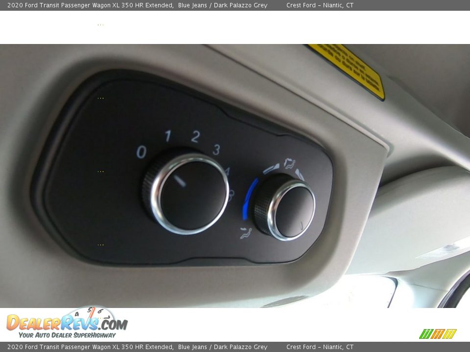2020 Ford Transit Passenger Wagon XL 350 HR Extended Blue Jeans / Dark Palazzo Grey Photo #16