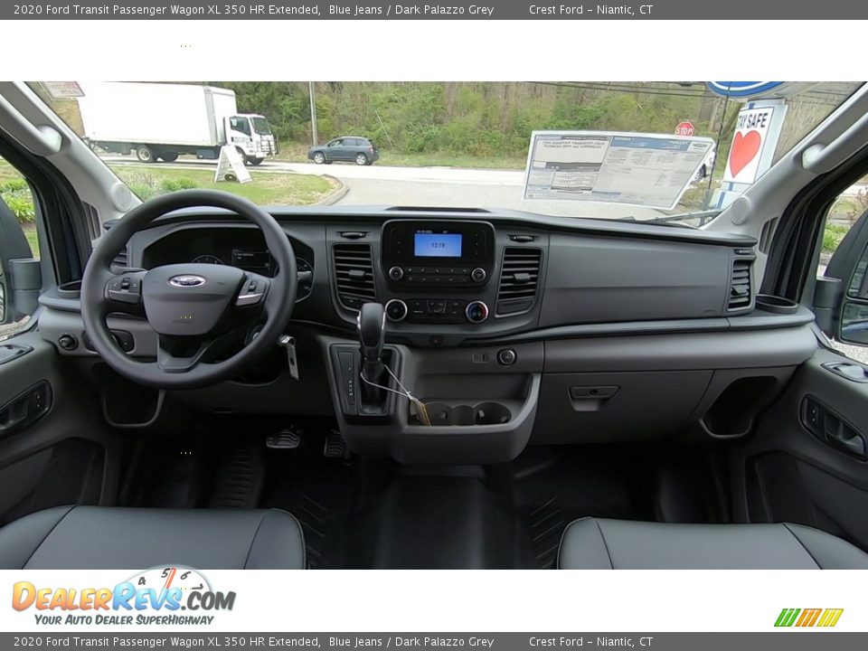 2020 Ford Transit Passenger Wagon XL 350 HR Extended Blue Jeans / Dark Palazzo Grey Photo #22