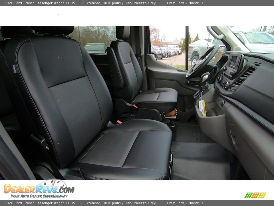 2020 Ford Transit Passenger Wagon XL 350 HR Extended Blue Jeans / Dark Palazzo Grey Photo #23