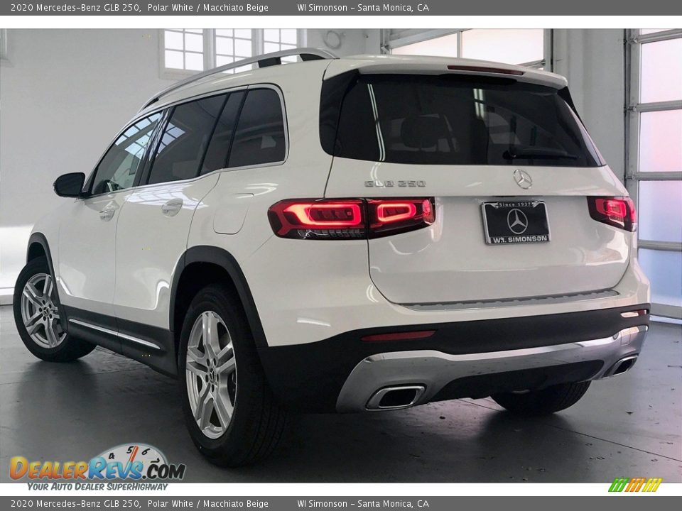 2020 Mercedes-Benz GLB 250 Polar White / Macchiato Beige Photo #2