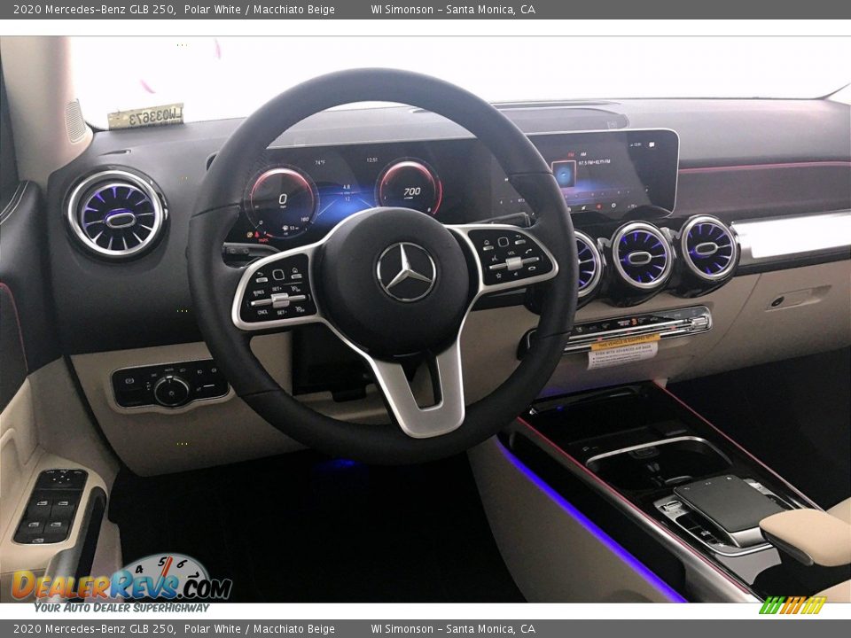2020 Mercedes-Benz GLB 250 Polar White / Macchiato Beige Photo #4