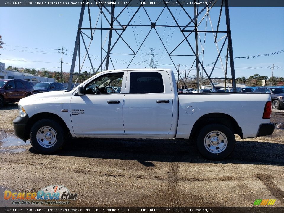 2020 Ram 1500 Classic Tradesman Crew Cab 4x4 Bright White / Black Photo #4