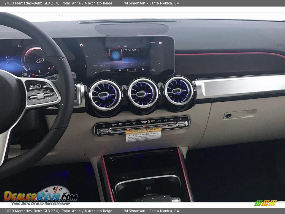 2020 Mercedes-Benz GLB 250 Polar White / Macchiato Beige Photo #6