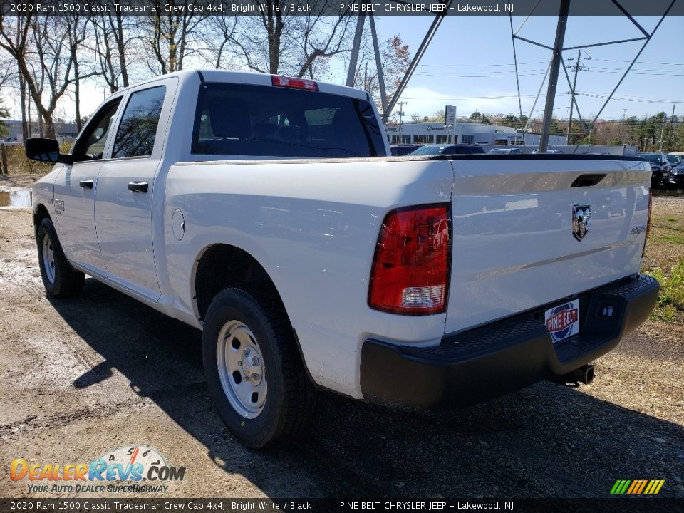 2020 Ram 1500 Classic Tradesman Crew Cab 4x4 Bright White / Black Photo #6