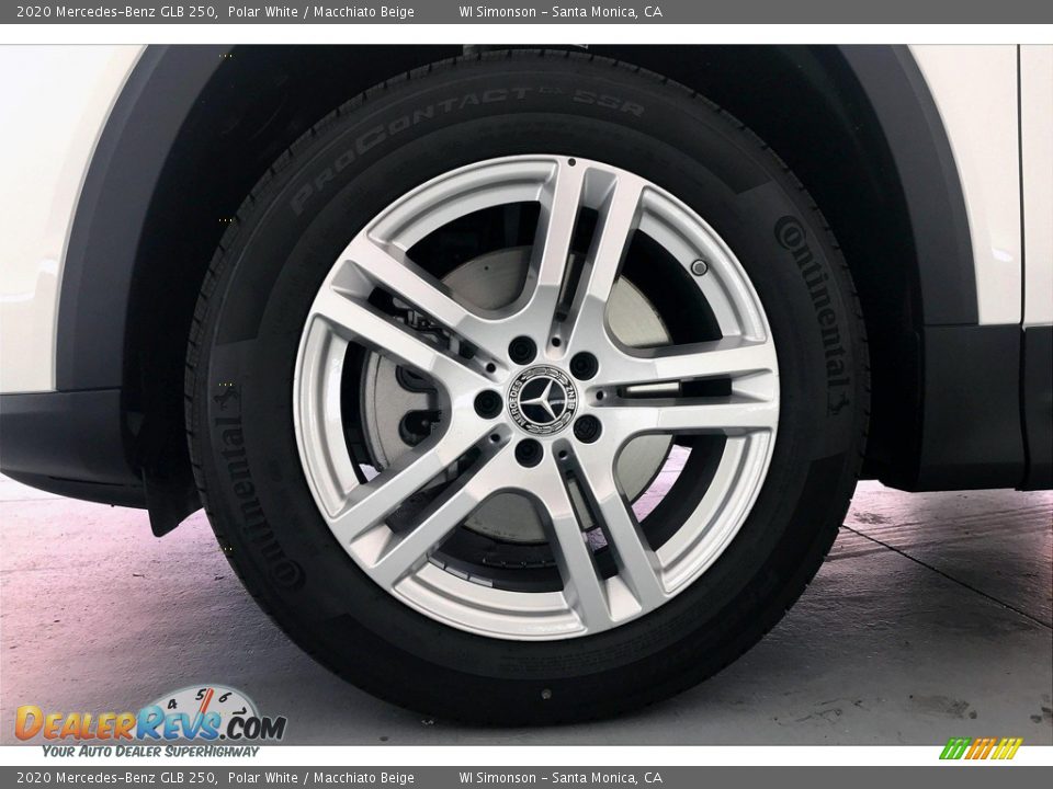 2020 Mercedes-Benz GLB 250 Polar White / Macchiato Beige Photo #9