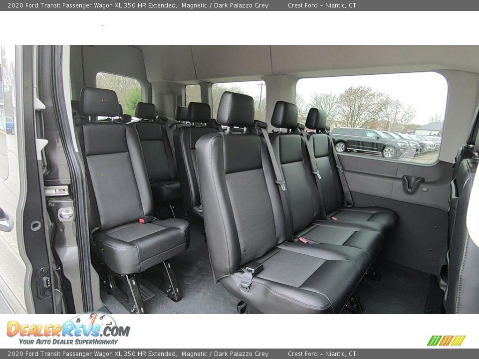Rear Seat of 2020 Ford Transit Passenger Wagon XL 350 HR Extended Photo #20