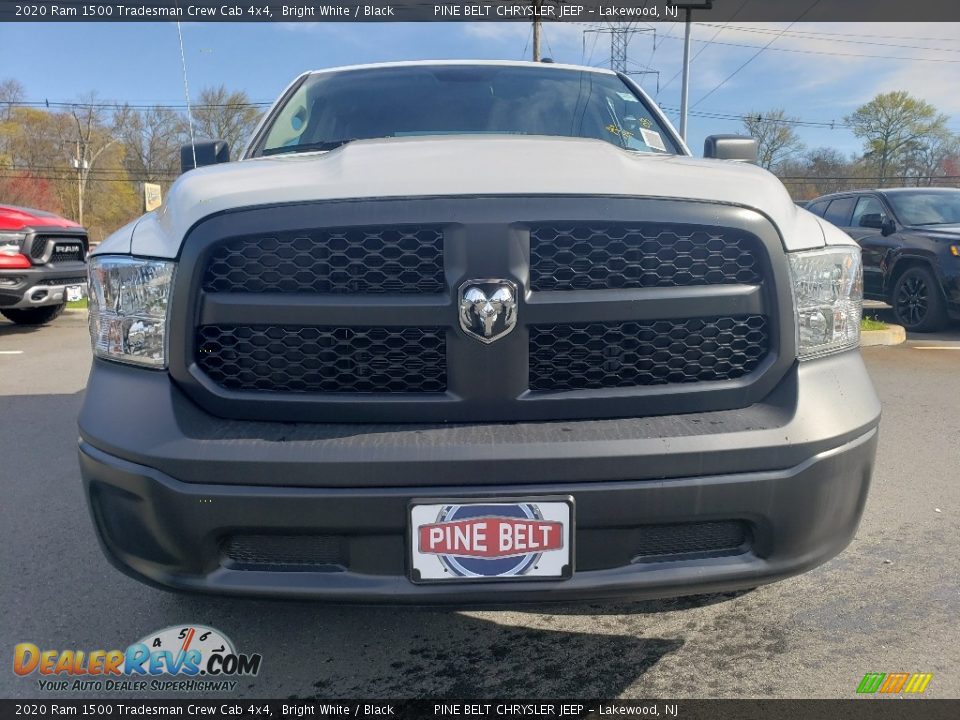 2020 Ram 1500 Tradesman Crew Cab 4x4 Bright White / Black Photo #3