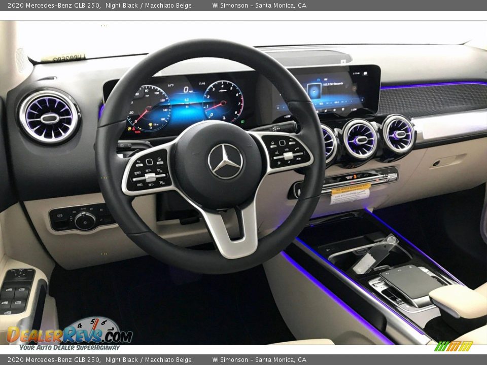 2020 Mercedes-Benz GLB 250 Night Black / Macchiato Beige Photo #4