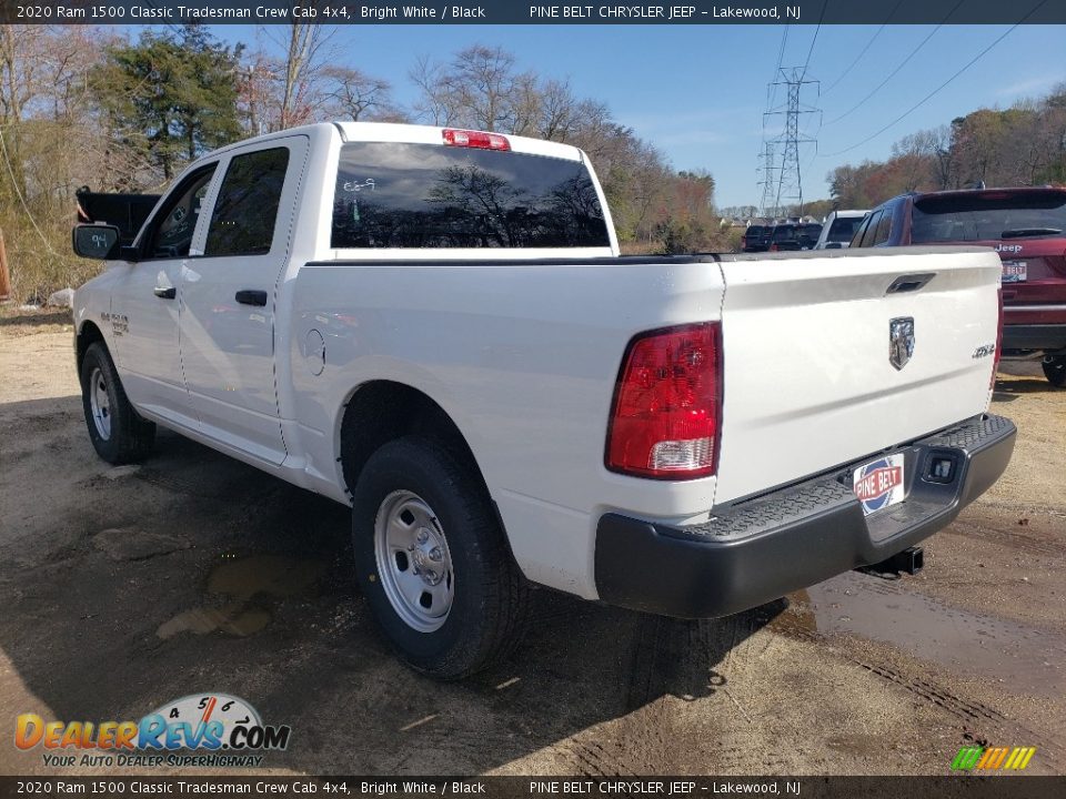 2020 Ram 1500 Classic Tradesman Crew Cab 4x4 Bright White / Black Photo #6