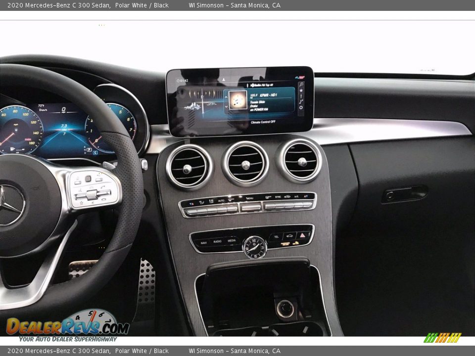 2020 Mercedes-Benz C 300 Sedan Polar White / Black Photo #6