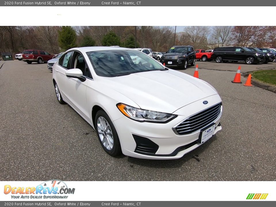 2020 Ford Fusion Hybrid SE Oxford White / Ebony Photo #1