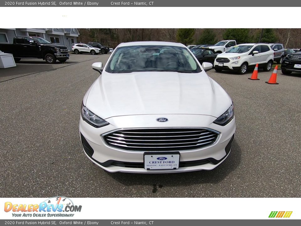 2020 Ford Fusion Hybrid SE Oxford White / Ebony Photo #2