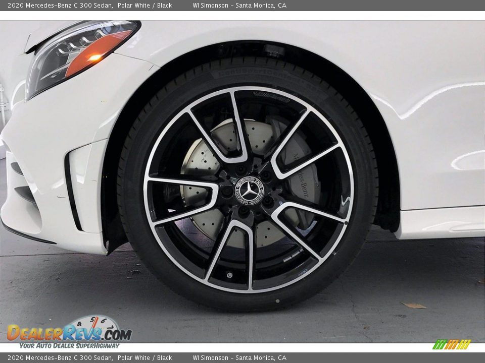 2020 Mercedes-Benz C 300 Sedan Polar White / Black Photo #9