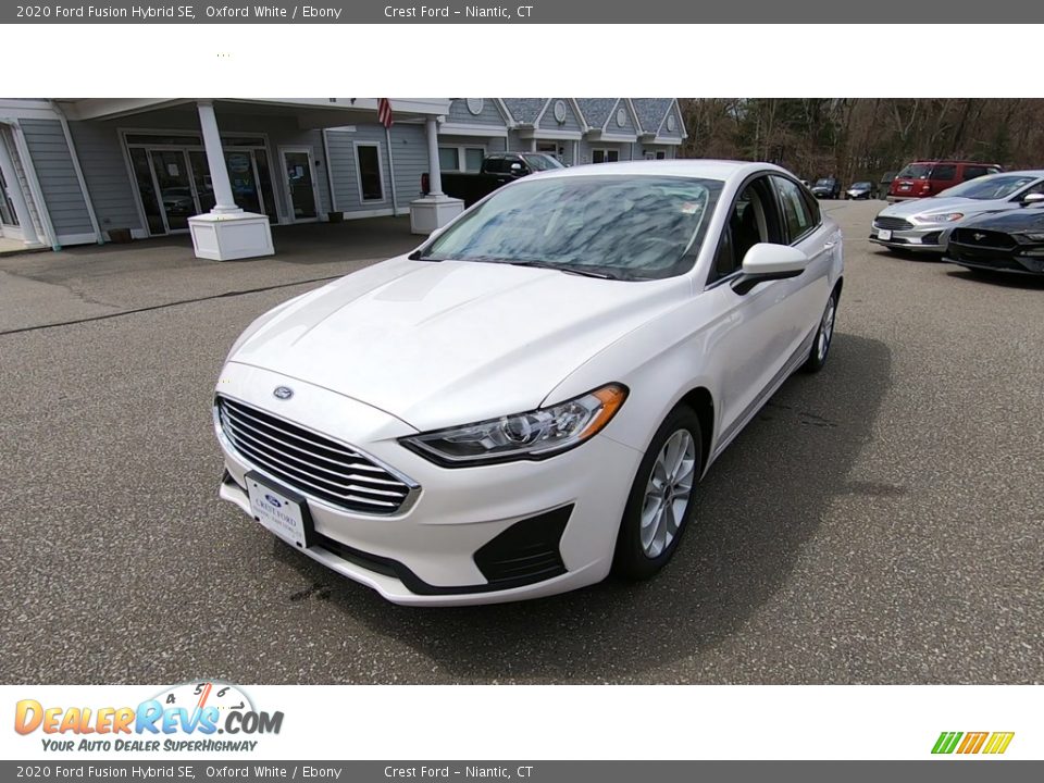 2020 Ford Fusion Hybrid SE Oxford White / Ebony Photo #3