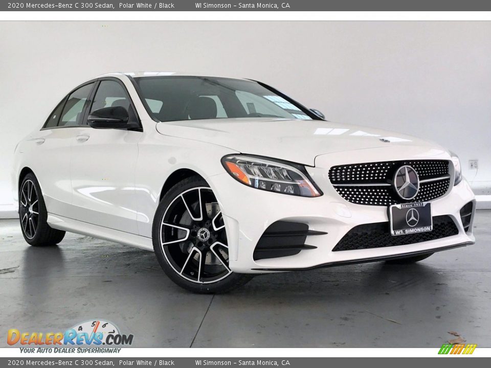2020 Mercedes-Benz C 300 Sedan Polar White / Black Photo #10