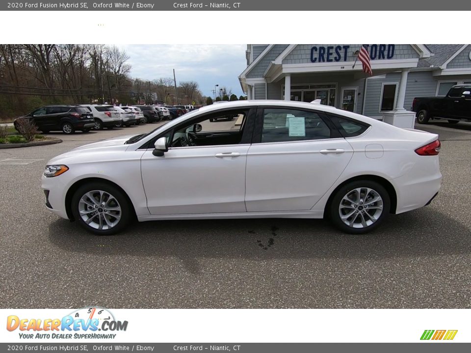 2020 Ford Fusion Hybrid SE Oxford White / Ebony Photo #4
