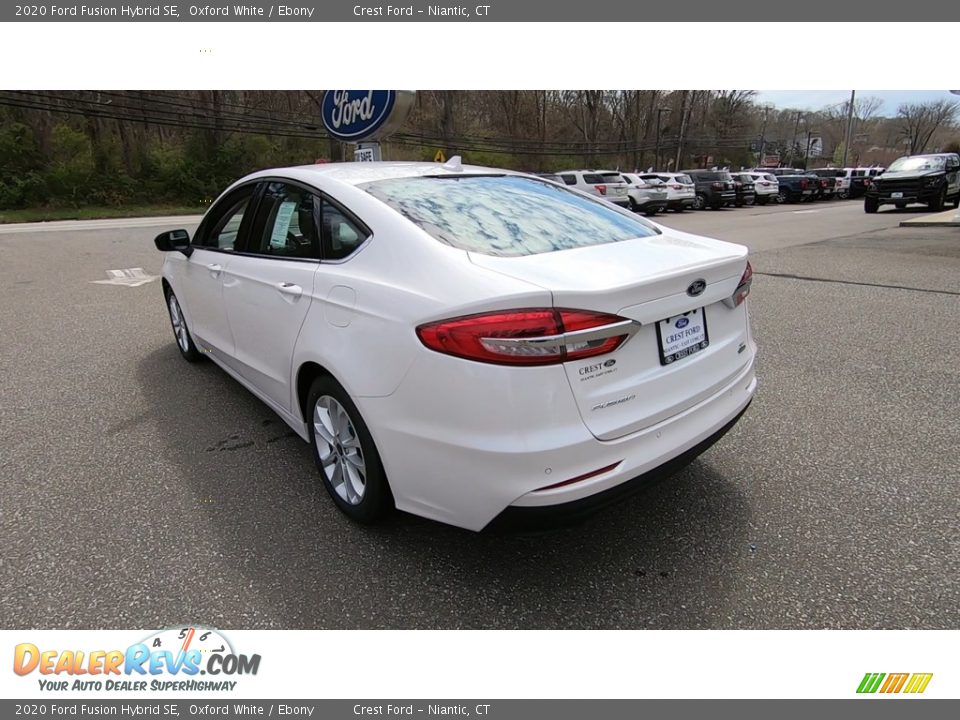 2020 Ford Fusion Hybrid SE Oxford White / Ebony Photo #5