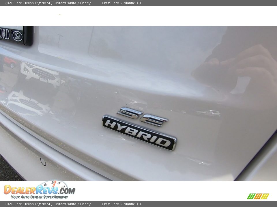 2020 Ford Fusion Hybrid SE Oxford White / Ebony Photo #9
