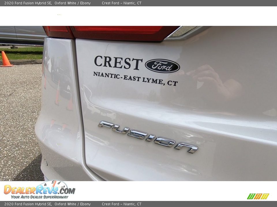2020 Ford Fusion Hybrid SE Oxford White / Ebony Photo #10