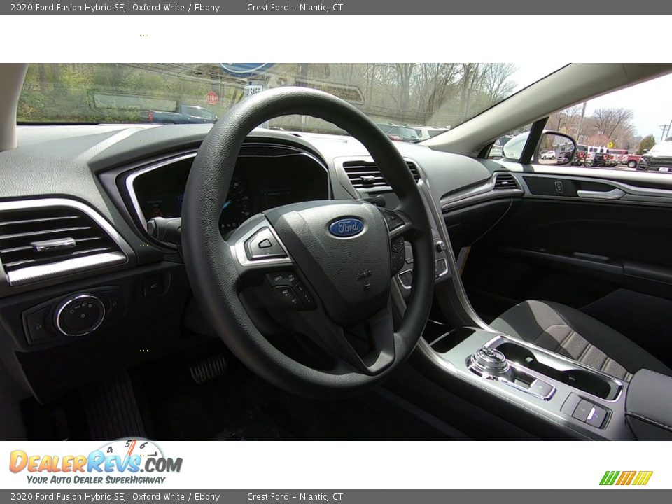 2020 Ford Fusion Hybrid SE Oxford White / Ebony Photo #11