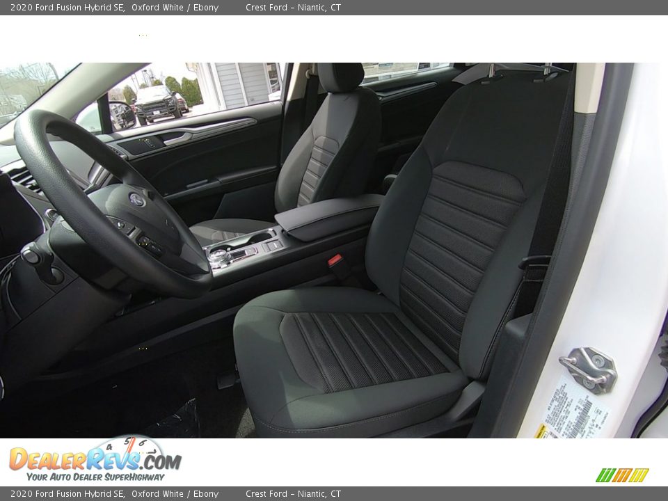 2020 Ford Fusion Hybrid SE Oxford White / Ebony Photo #12