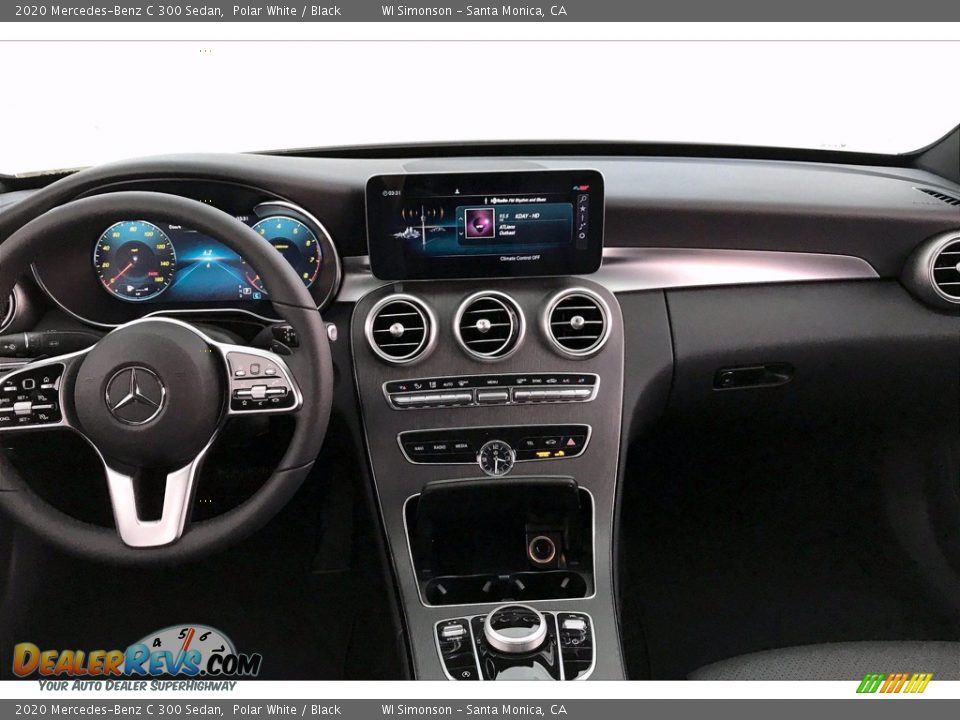 2020 Mercedes-Benz C 300 Sedan Polar White / Black Photo #6
