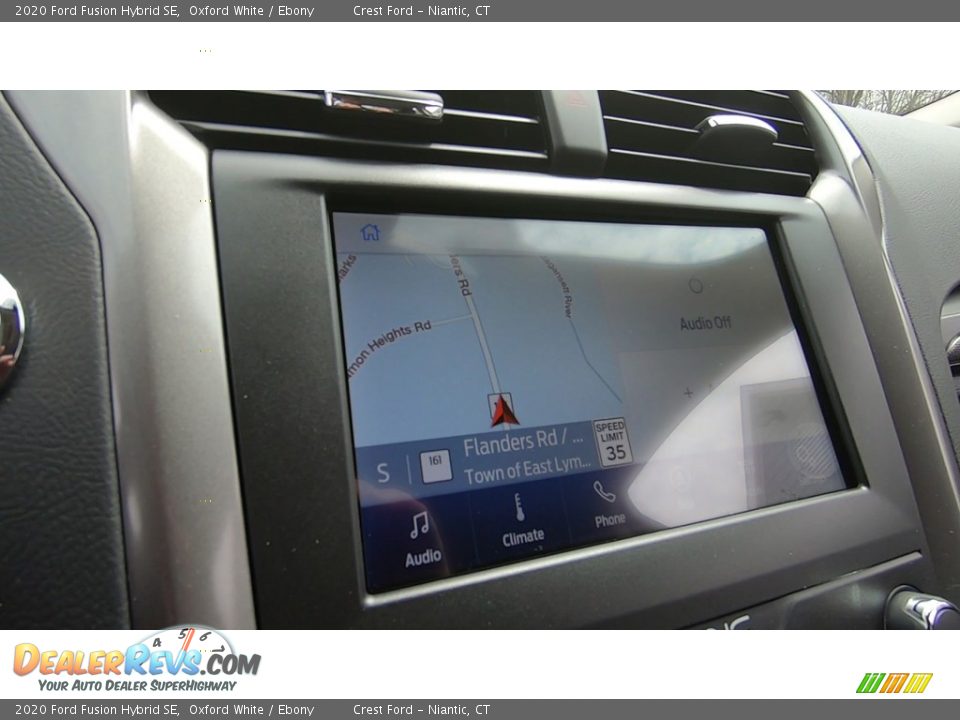 2020 Ford Fusion Hybrid SE Oxford White / Ebony Photo #15