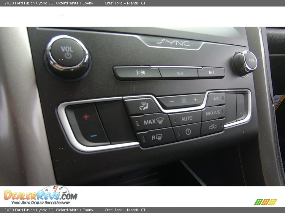 2020 Ford Fusion Hybrid SE Oxford White / Ebony Photo #16