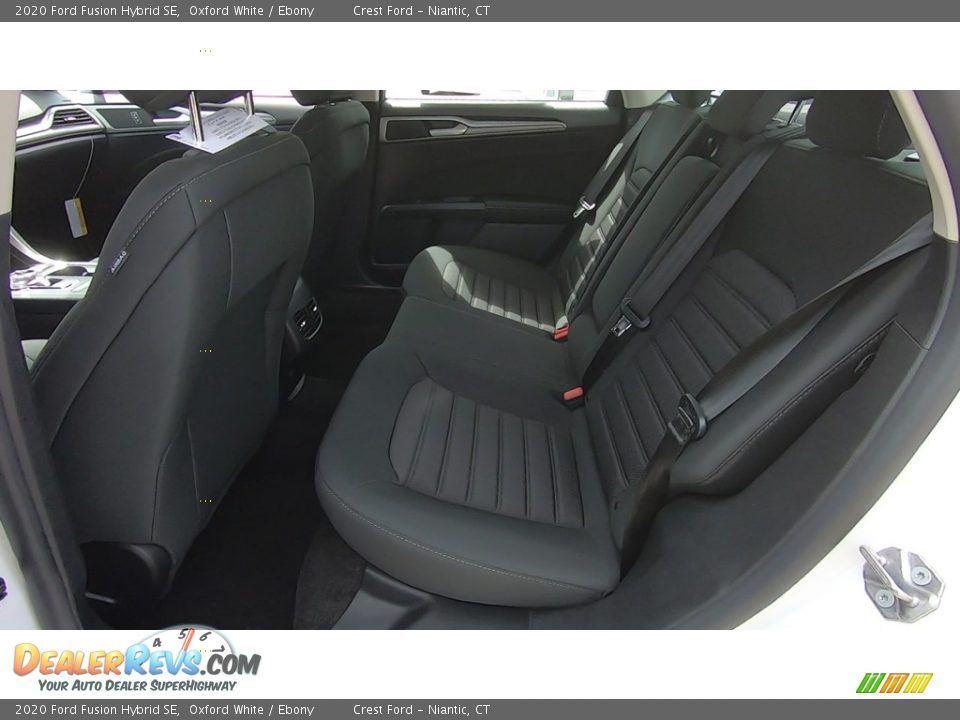2020 Ford Fusion Hybrid SE Oxford White / Ebony Photo #18