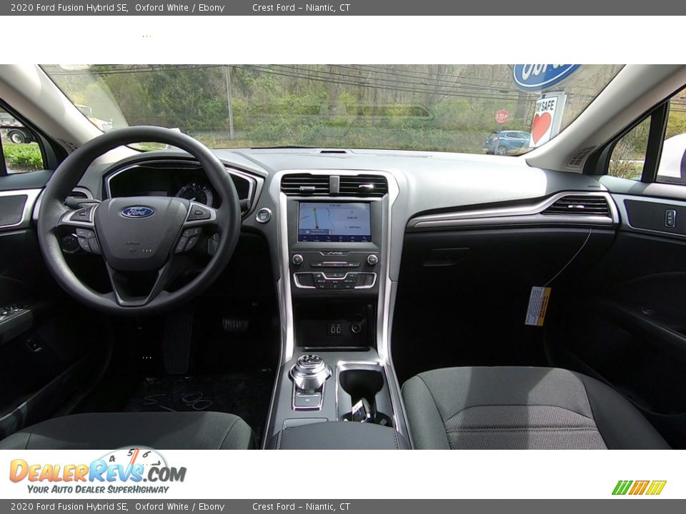 2020 Ford Fusion Hybrid SE Oxford White / Ebony Photo #19