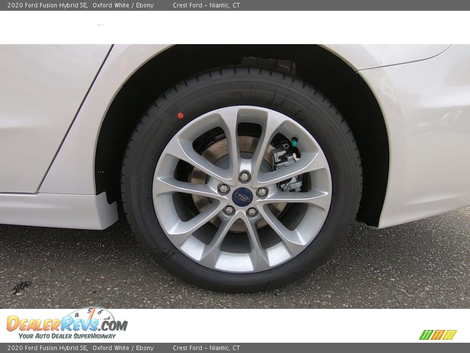 2020 Ford Fusion Hybrid SE Oxford White / Ebony Photo #20