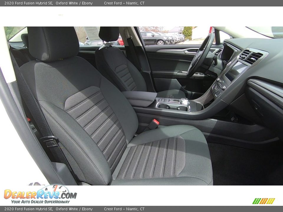 2020 Ford Fusion Hybrid SE Oxford White / Ebony Photo #24