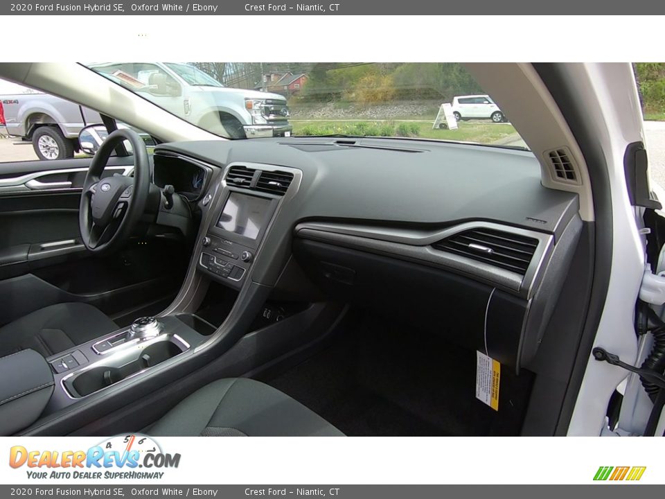 2020 Ford Fusion Hybrid SE Oxford White / Ebony Photo #25