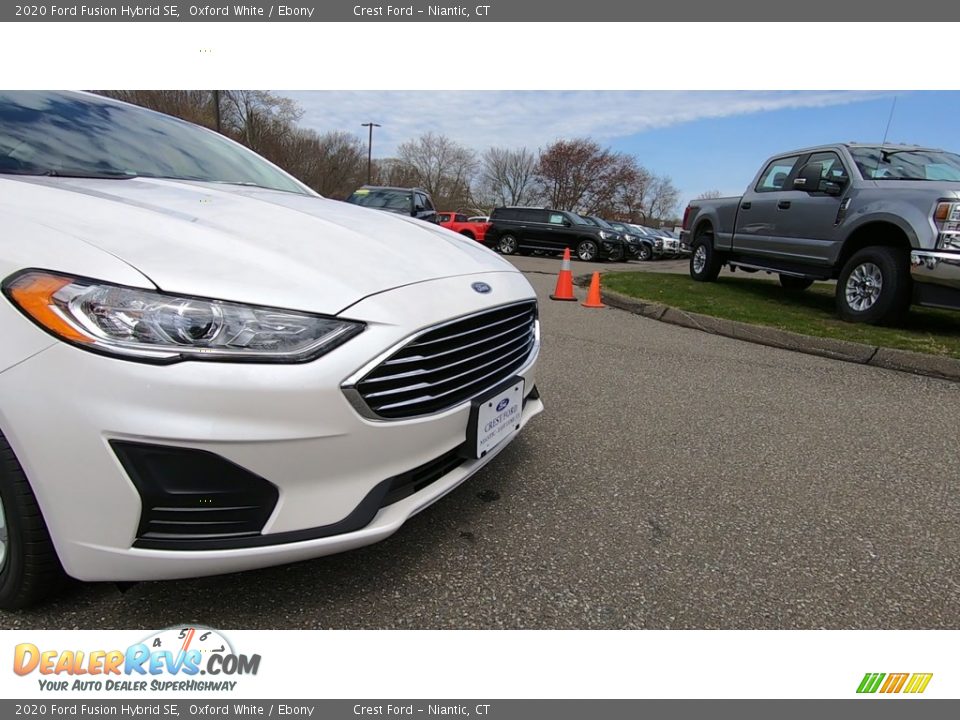 2020 Ford Fusion Hybrid SE Oxford White / Ebony Photo #27