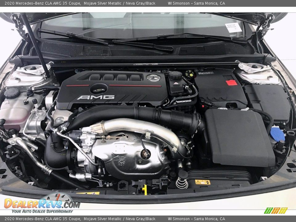 2020 Mercedes-Benz CLA AMG 35 Coupe Mojave Silver Metallic / Neva Gray/Black Photo #8