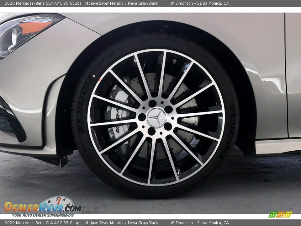 2020 Mercedes-Benz CLA AMG 35 Coupe Mojave Silver Metallic / Neva Gray/Black Photo #9