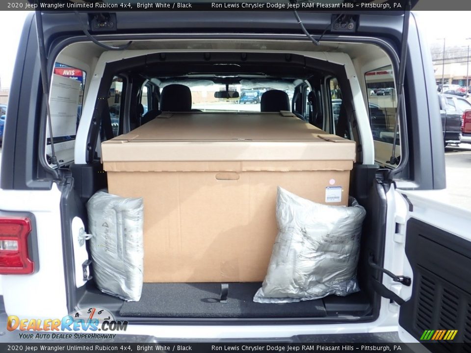2020 Jeep Wrangler Unlimited Rubicon 4x4 Bright White / Black Photo #9