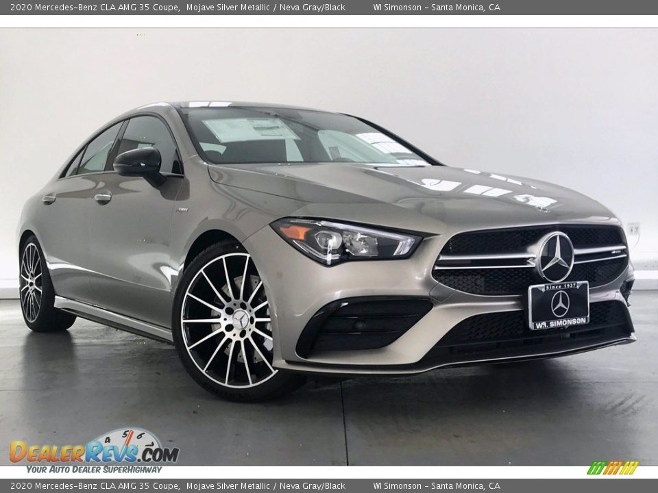2020 Mercedes-Benz CLA AMG 35 Coupe Mojave Silver Metallic / Neva Gray/Black Photo #12