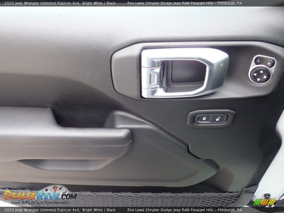 2020 Jeep Wrangler Unlimited Rubicon 4x4 Bright White / Black Photo #13