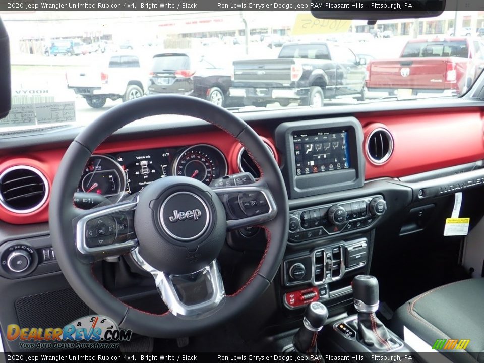 2020 Jeep Wrangler Unlimited Rubicon 4x4 Bright White / Black Photo #14