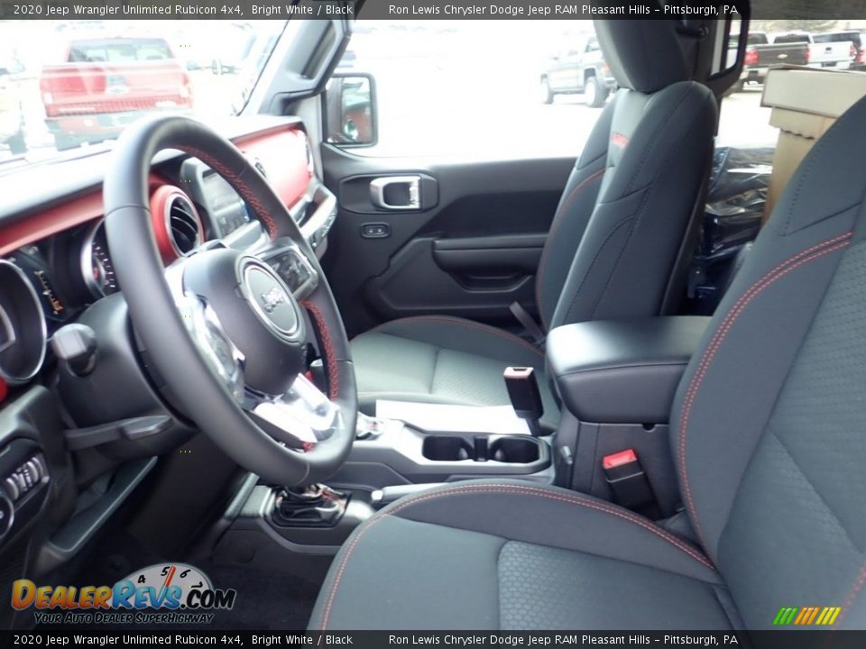 2020 Jeep Wrangler Unlimited Rubicon 4x4 Bright White / Black Photo #15