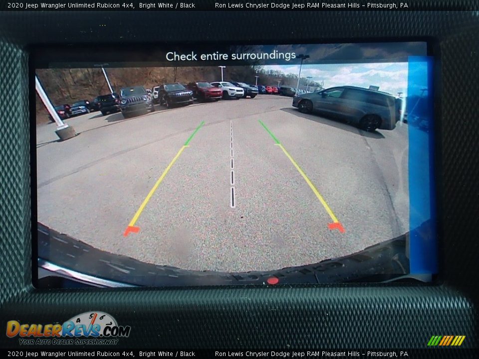 2020 Jeep Wrangler Unlimited Rubicon 4x4 Bright White / Black Photo #16