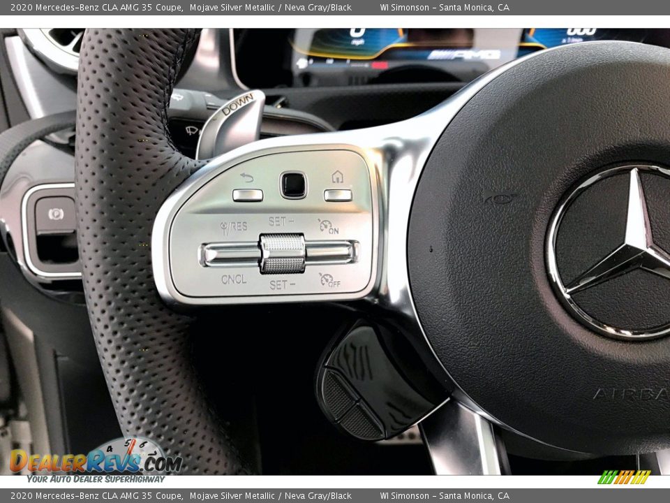 2020 Mercedes-Benz CLA AMG 35 Coupe Mojave Silver Metallic / Neva Gray/Black Photo #18