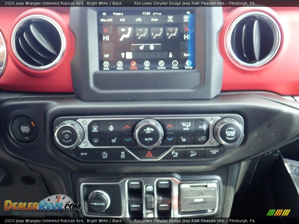 2020 Jeep Wrangler Unlimited Rubicon 4x4 Bright White / Black Photo #17