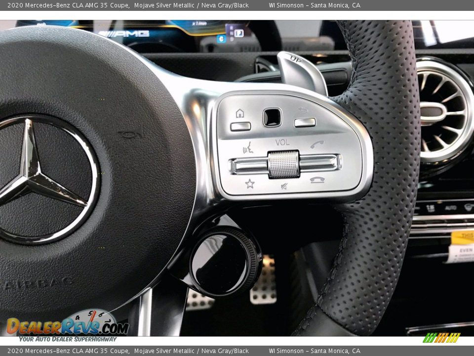 2020 Mercedes-Benz CLA AMG 35 Coupe Mojave Silver Metallic / Neva Gray/Black Photo #19