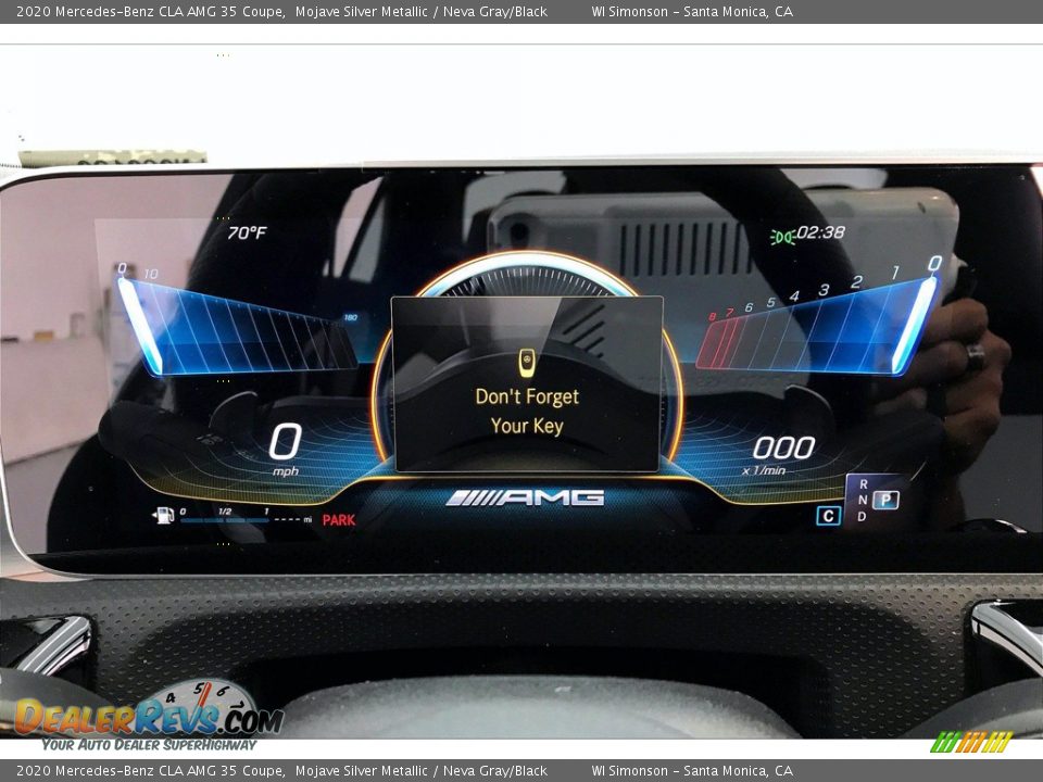 2020 Mercedes-Benz CLA AMG 35 Coupe Mojave Silver Metallic / Neva Gray/Black Photo #20