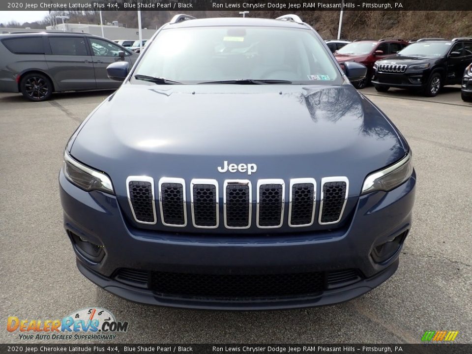 2020 Jeep Cherokee Latitude Plus 4x4 Blue Shade Pearl / Black Photo #2