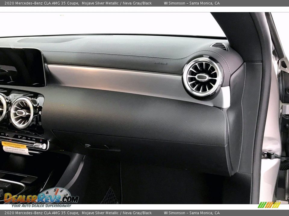 2020 Mercedes-Benz CLA AMG 35 Coupe Mojave Silver Metallic / Neva Gray/Black Photo #28