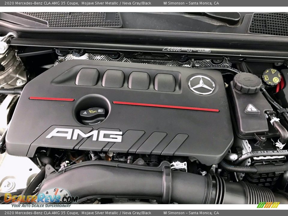 2020 Mercedes-Benz CLA AMG 35 Coupe Mojave Silver Metallic / Neva Gray/Black Photo #31